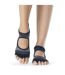 Toesox - Chaussettes à demi-orteils BELLARINA STATIC - Femme (Noir / Gris / Blanc) - UTMQ355-2