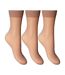 Chaussettes Invisibles 3 Paires Femme Mousseline De Soie Joanna Gray-1
