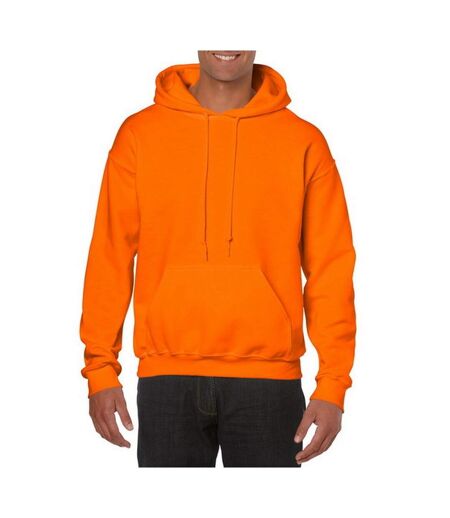 Gildan Heavy Blend Adult Unisex Hooded Sweatshirt/Hoodie (Safety Orange)