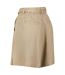 Regatta Womens/Ladies Sabela Paper Bag Shorts (Sesame) - UTRG7393