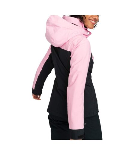 Veste de ski Rose/Noire Femme Roxy Free Block - XS