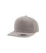 Unisex Adult Classic Snapback Cap Heather Grey Flexfit-2