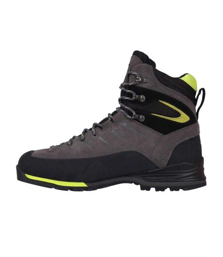 Chaussures Montantes De Marche Hot Route Homme Anthracite Citron Vert Karrimor
