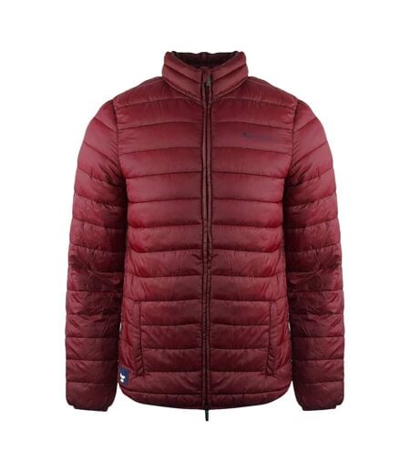 Doudoune Matelassée Motif/style Logo Homme Rouge Aquascutum