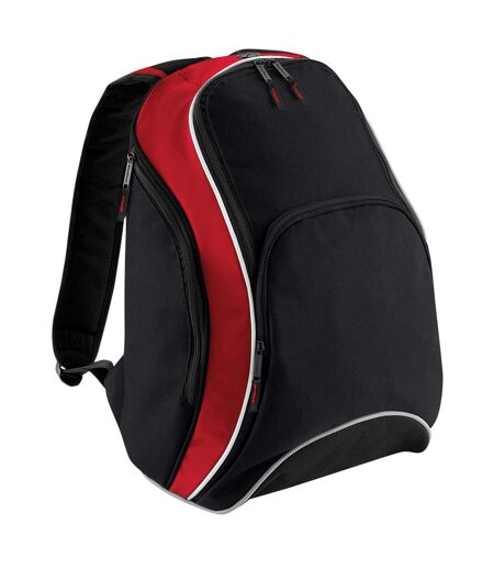 Bagbase Teamwear Knapsack (Black/Classic Red/White) (One Size) - UTRW9506