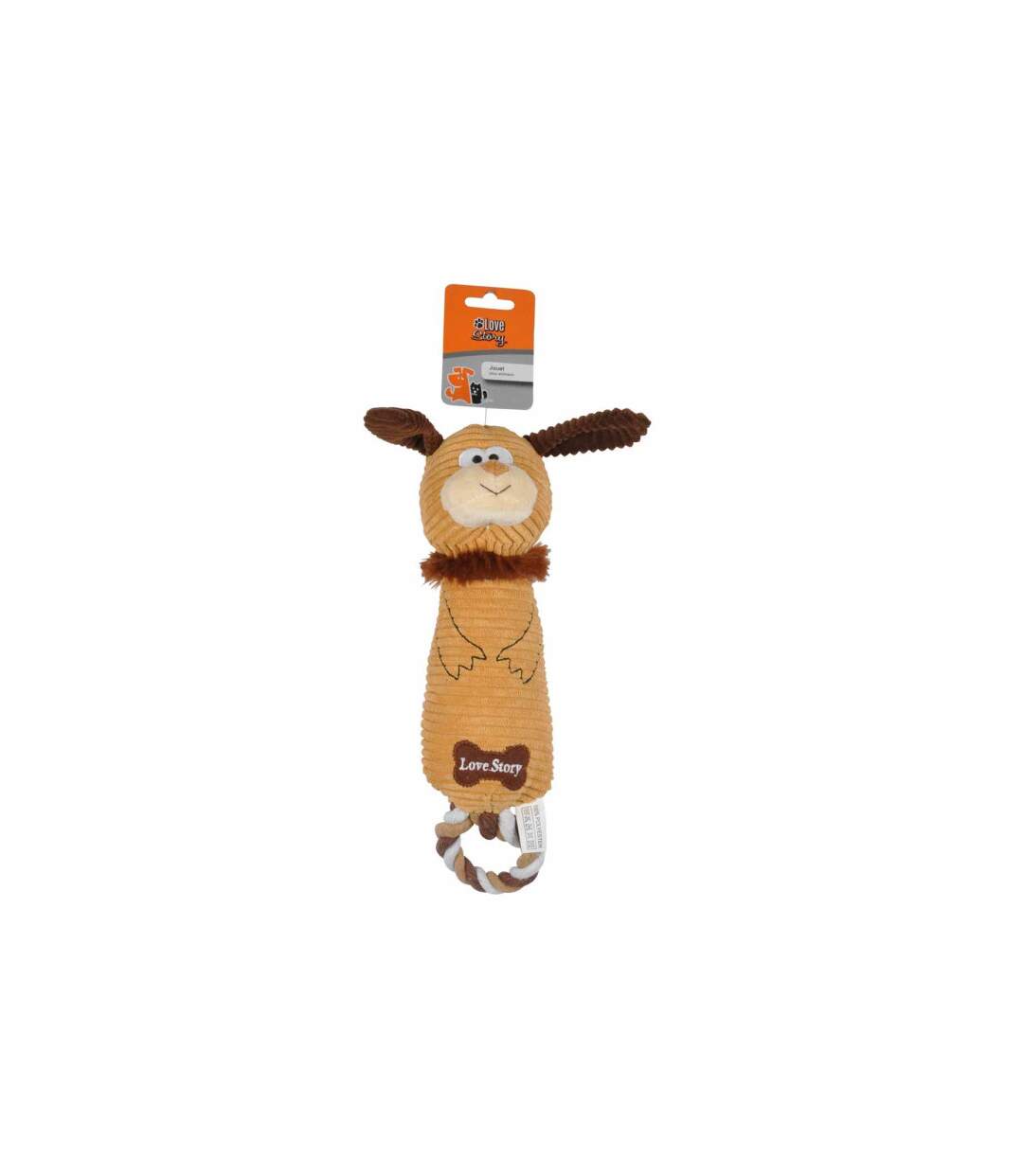 Peluche pour Chien Chien 34cm Marron-2