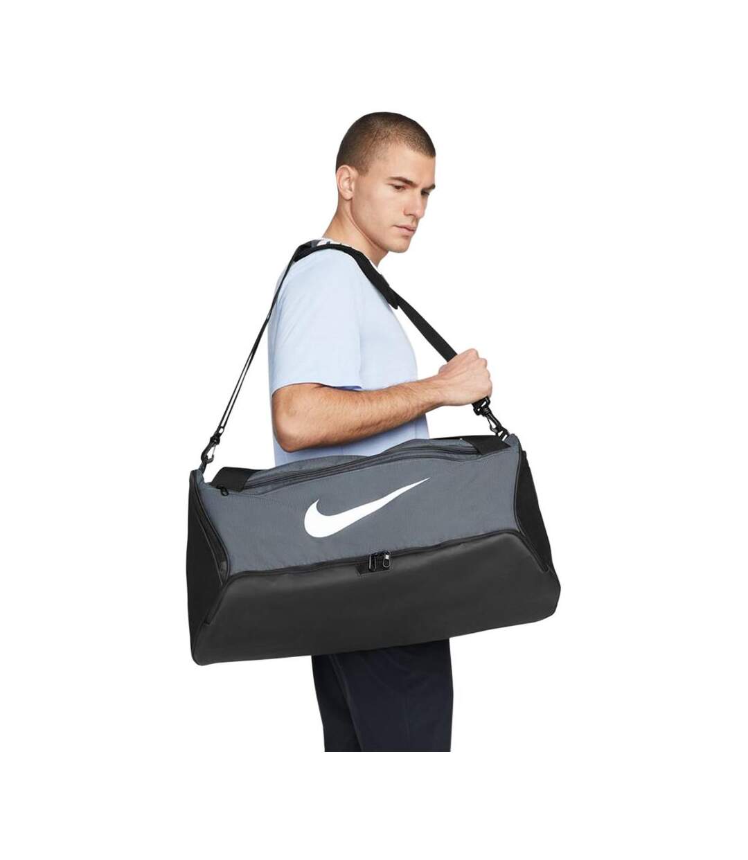 Sac De Sport Brasilia 9.5 30 Cm X 60 Cm X 30 Cm Gris Nike-1