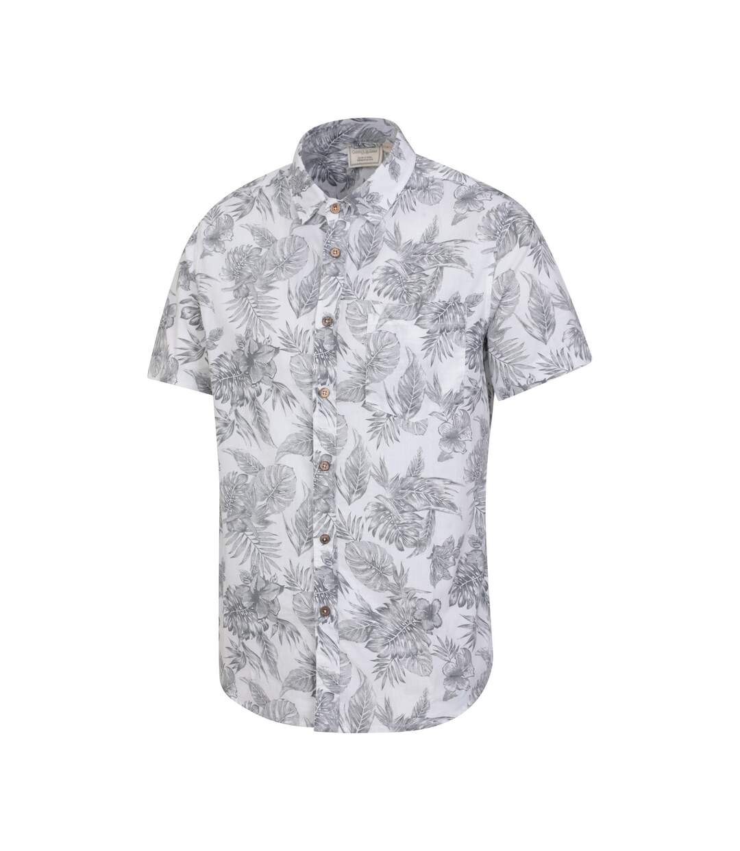 T-shirt homme blanc Mountain Warehouse-4