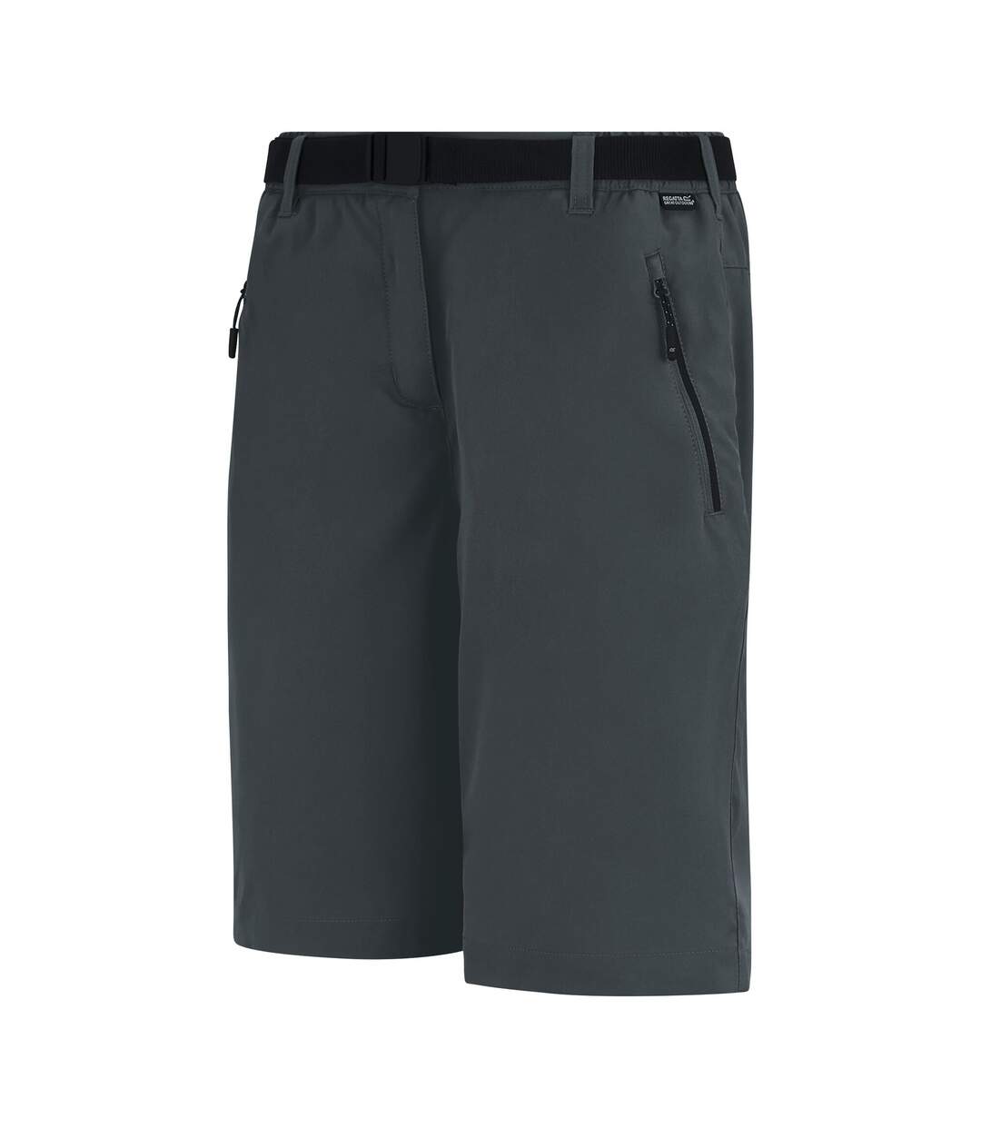 Short Uni Décontracté Et Extensible Xert Femme Gris Foncé Regatta-3