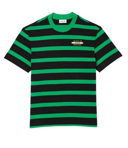 T-shirt Homme Vert Noir Lacoste