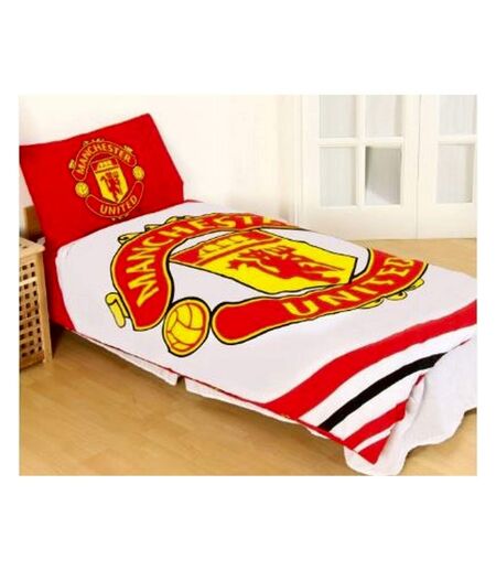 Manchester United FC - Ensemble de lit (Rouge/blanc/doré) - UTSI437