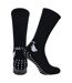 12 Pack Mens Bamboo Crew Grip Socks | Reinforced Heel & Toe Soft Non Slip Socks-3