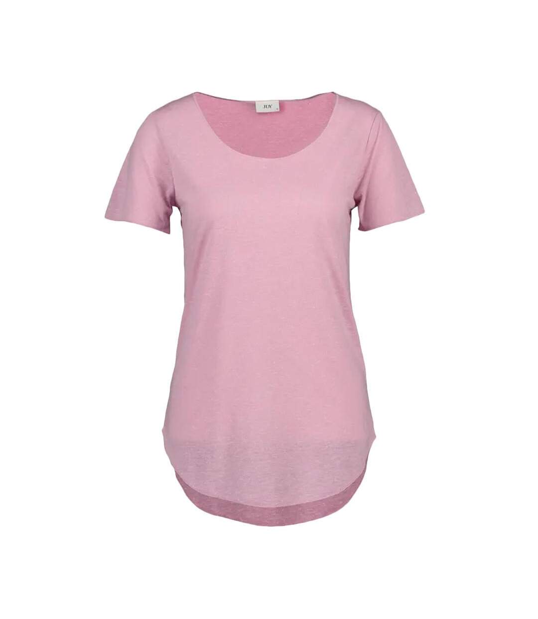 T-Shirt Long Rose Femme JDY Linette - S