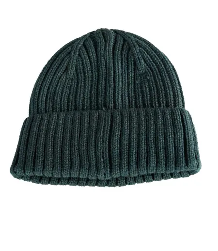 Bonnet Motif/style Uni Vert Forêt Mascot