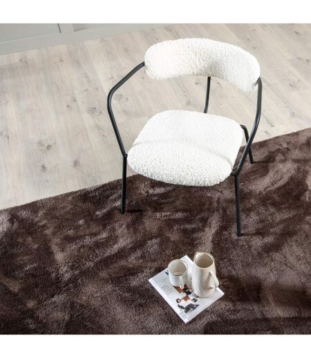 Tapis Design Uni Blanca 160x230cm Nougat