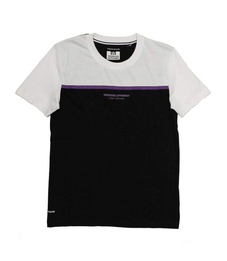 T-shirt Motif/style Blocs De Couleurs Studio Femme Noir Blanc Weekend Offender