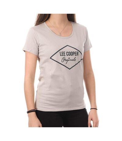 T-shirt Gris Femme Lee Cooper Ota - S