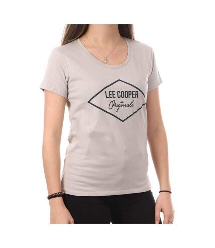 T-shirt Gris Femme Lee Cooper Ota - S