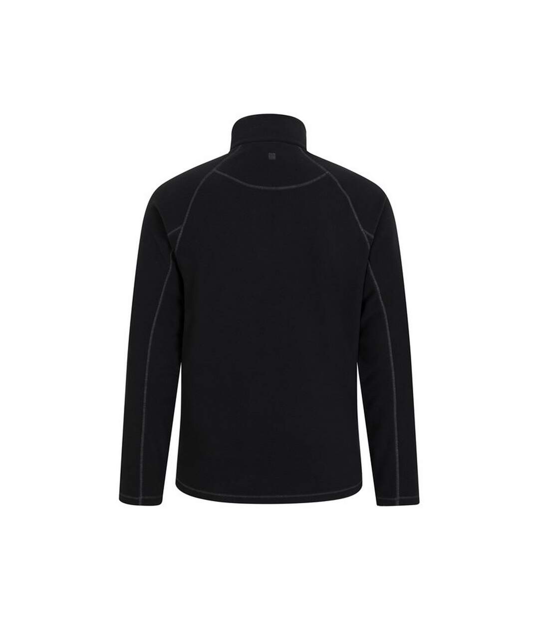 Mens ashbourne ii half zip fleece top black Mountain Warehouse