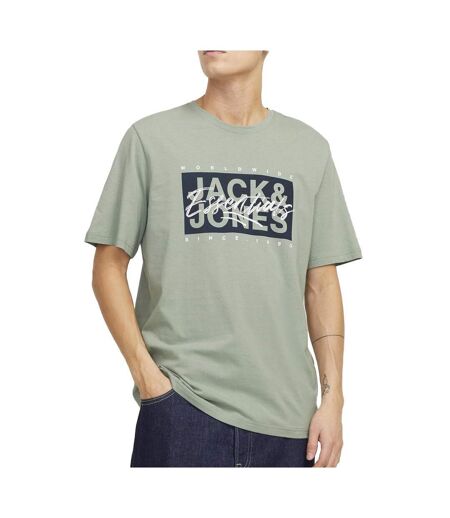 T-Shirt vert  homme jack & jones colon