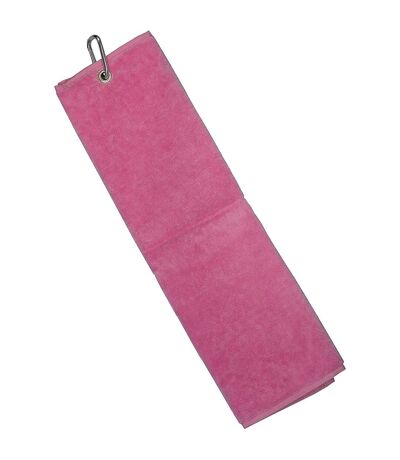 Serviette de golf taille unique rose Longridge