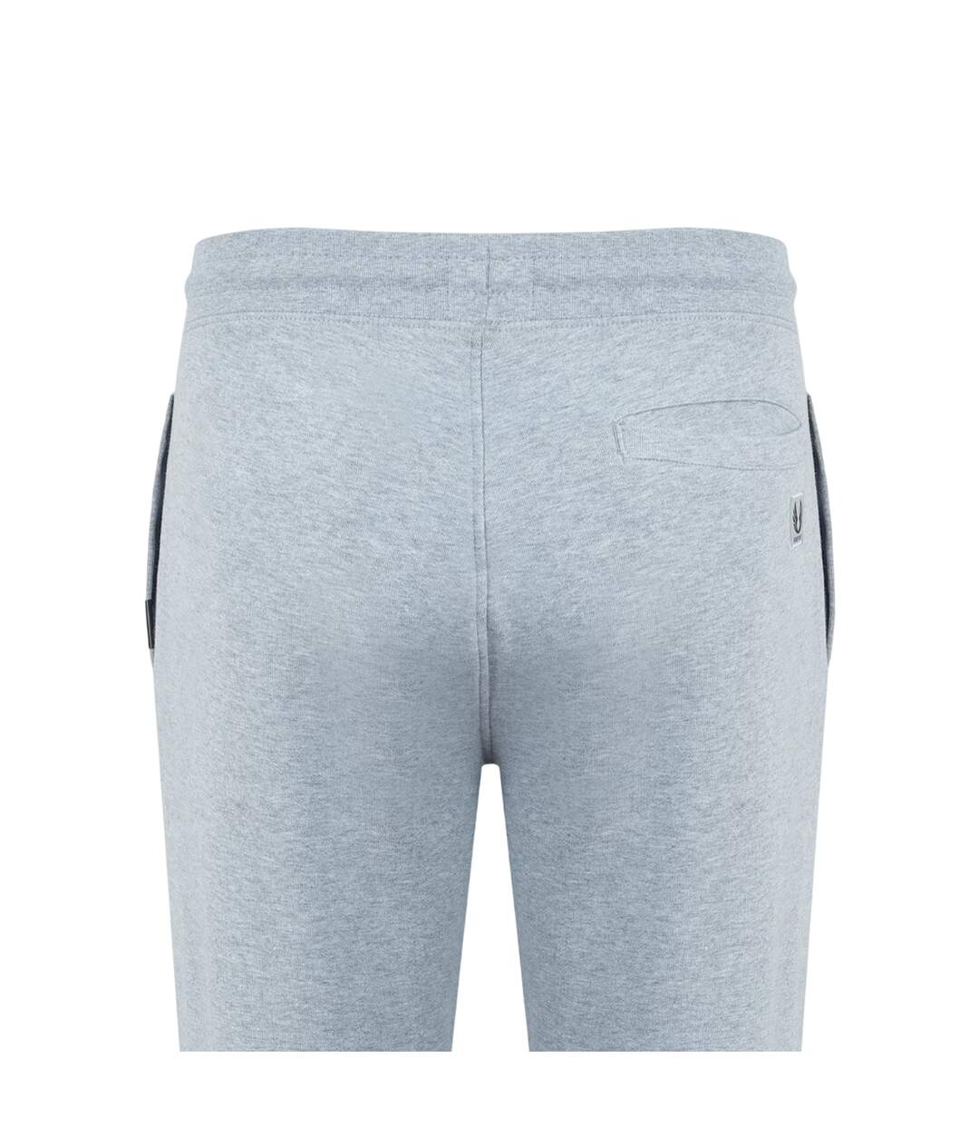 Pantalon De Jogging Motif/style Uni Homme Gris Chiné Chiné Firetrap-4