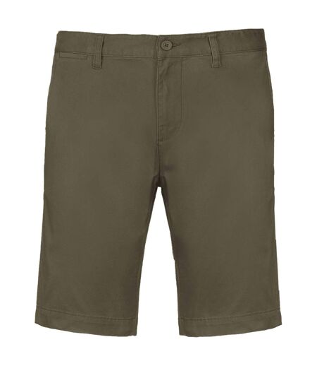 Bermuda chino homme - K750 - vert kaki