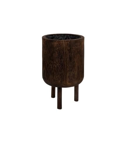 Cache-Pot sur Pied en Bois Froto 45cm Marron