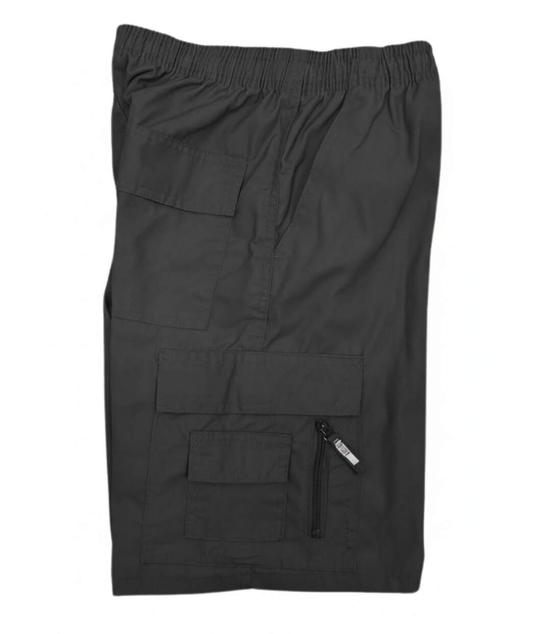 Bermuda homme noir multi-poches - Confortable et pratique-4