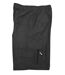 Bermuda homme noir multi-poches - Confortable et pratique-4