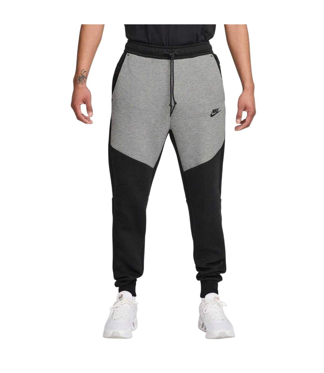 Mens Tech Fleece Joggers Black Grey Nike-1