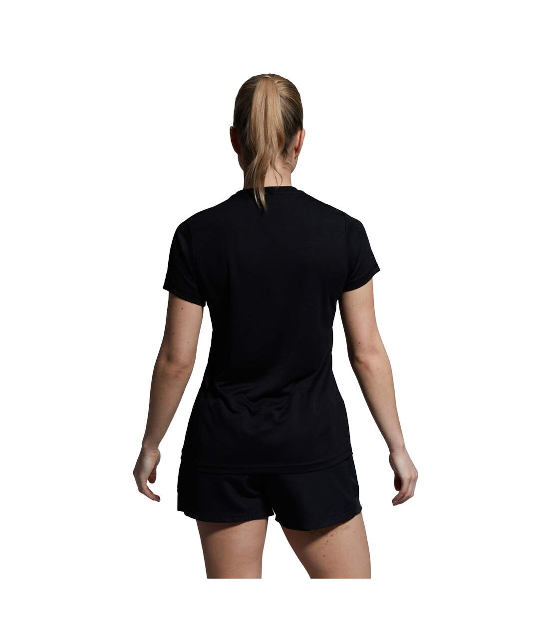 Womens/ladies Club Dry Club T-shirt Black Canterbury-4