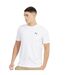 Mens Deluxe Regular T-shirt  White Puma-4