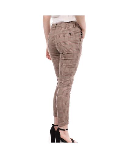 Pantalon Marron Femme Teddy Smith City Jacquard - 29