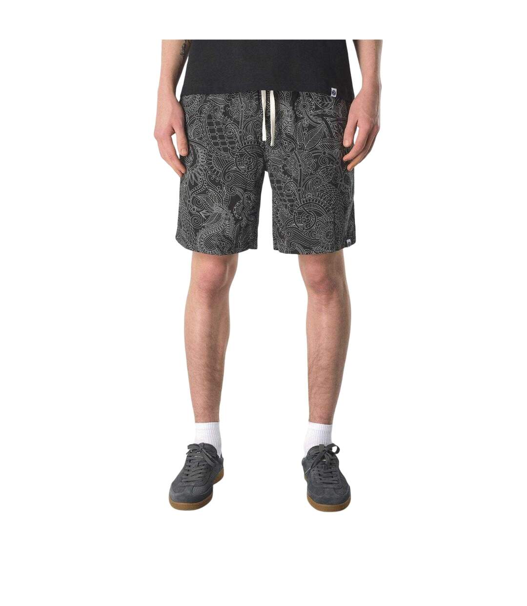 Short Motif/style Cachemire Resonance Homme Noir Pretty Green-4