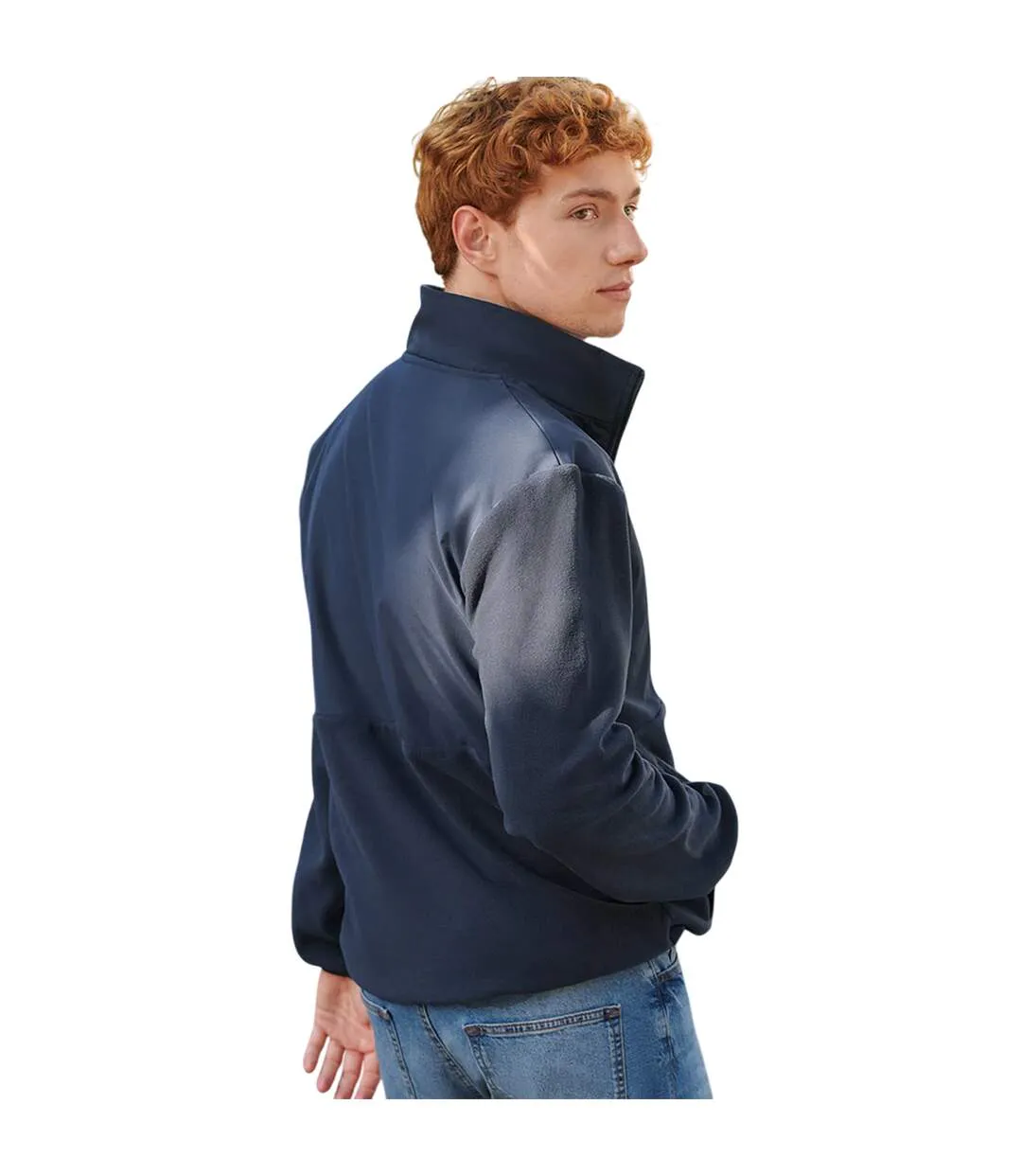 Pull Homme Bleu Marine Front Row-3