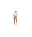 Womens/ladies Esplar Leather Flat Trainers White Veja-1