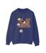 Disney Sweatshirt Femmes/Dames Mickey M Faces M (Bleu marine) - UTBI29086-1