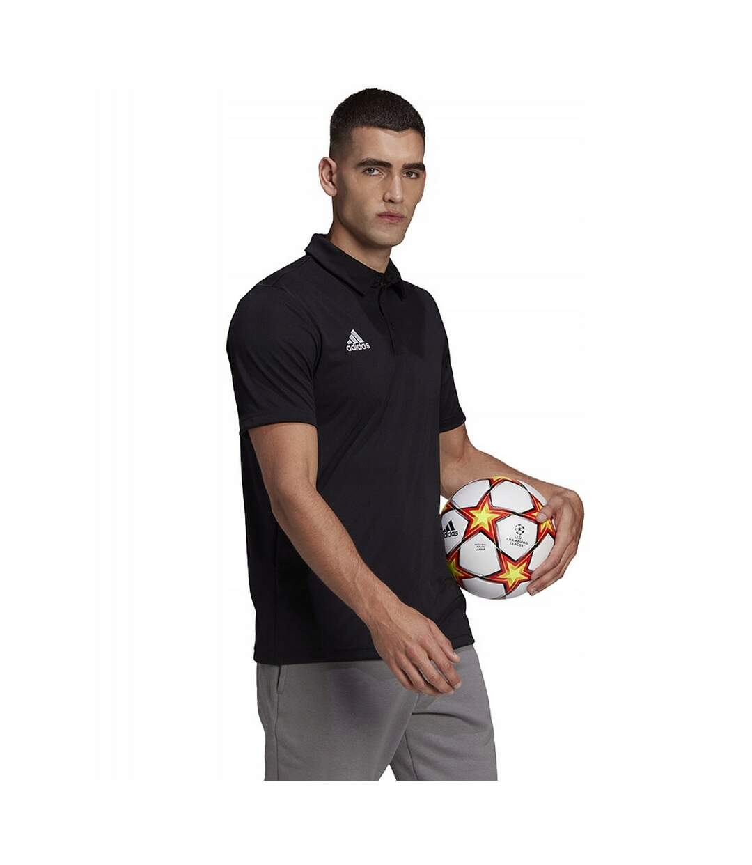 Polo Entrada Homme Noir Adidas-4