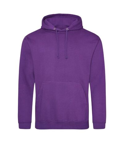 Sweat À Capuche College Adulte Violet Awdis