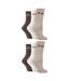 Lot de 6 chaussettes de randonnée en coton respirant pour femme-3