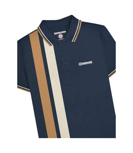 Polo Ss25 Homme Bleu Marine Lambretta