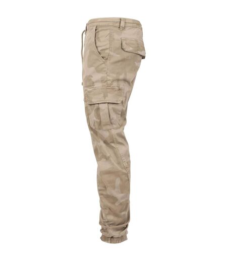 Pantalon De Jogging À Poches Homme Beige Camouflage Urban Classics