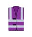 Gilet Haute Visibilité Hannover Adulte Violet Clair Korntex-1