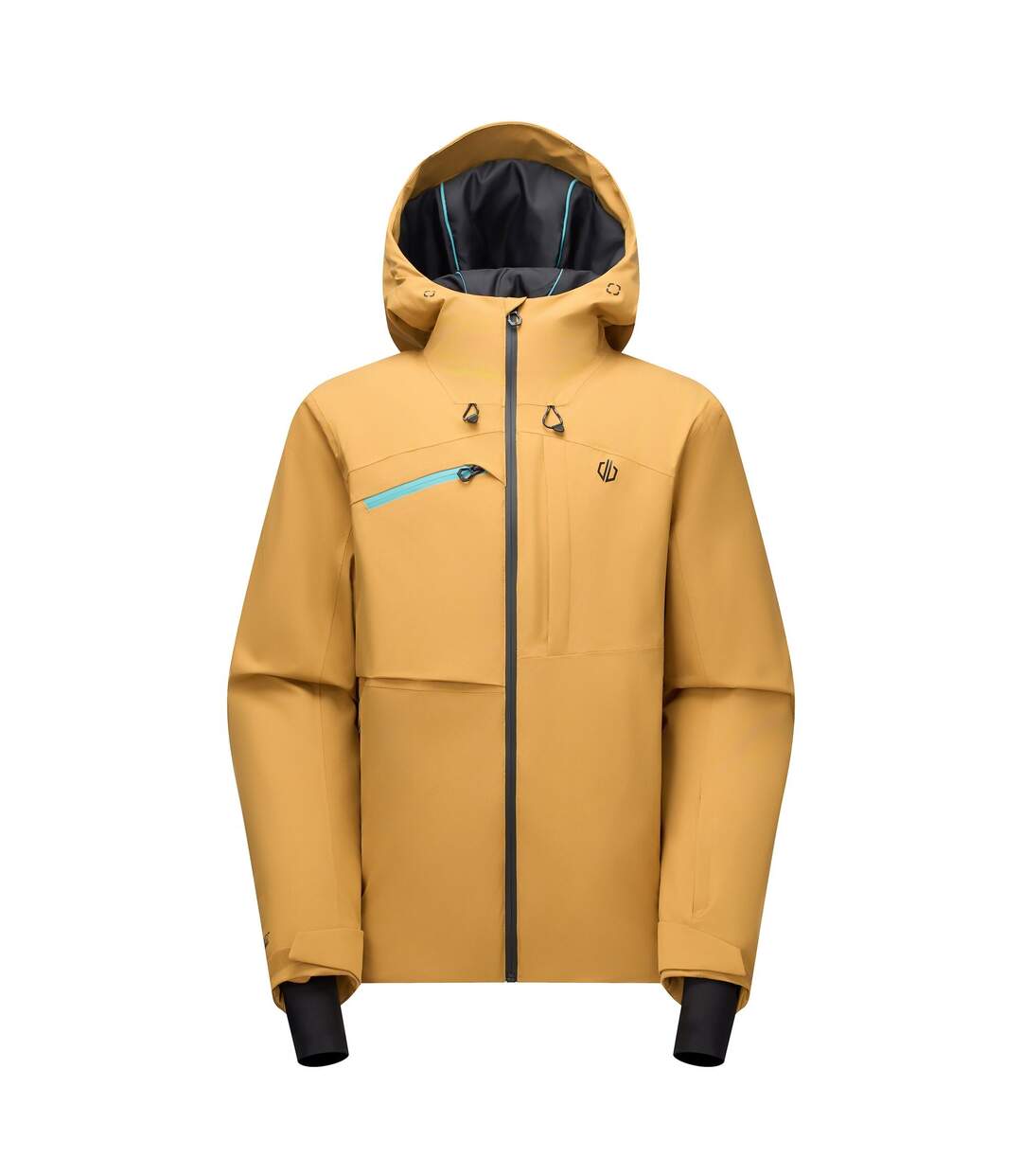 Blouson De Ski Uni, Décontracté Et Extensible À Capuche Affinity Homme Jaune Sombre Dare 2B-2