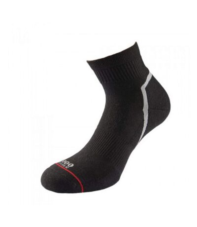 1000 Mile Mens Activ Quarter Socks (Black) - UTCS1231