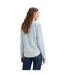 Womens/ladies Iconic Western Shirt Light Blue Levis-3