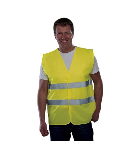 Gilet adulte jaune fluo Yoko