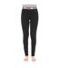 Legging Motif/style Bande Femme Noir Moschino-1