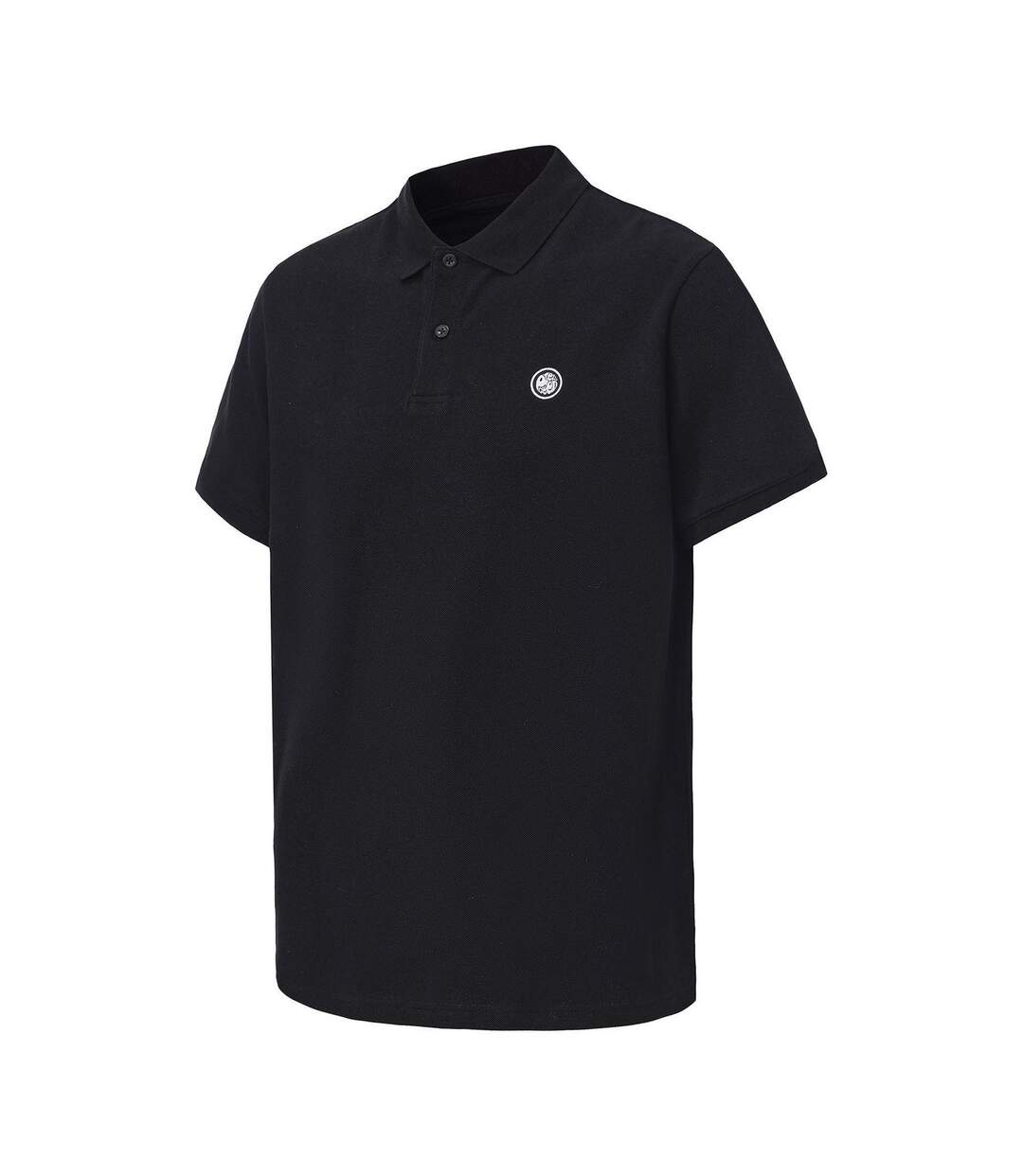 Mens Cotton Polo Shirt Dark Grey Pretty Green-1